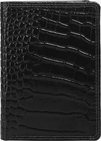 BODENSCHATZ Wallet in Black: front
