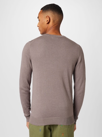 JACK & JONES Pullover 'EMIL' in Braun