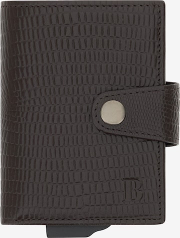 Porte-monnaies Boggi Milano en marron : devant