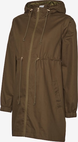 MAMALICIOUS Prehodna jakna 'Mila' | rjava barva: sprednja stran