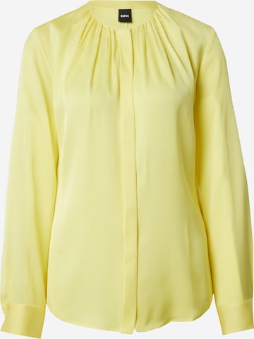 BOSS Black - Blusa 'Banorah' em amarelo: frente