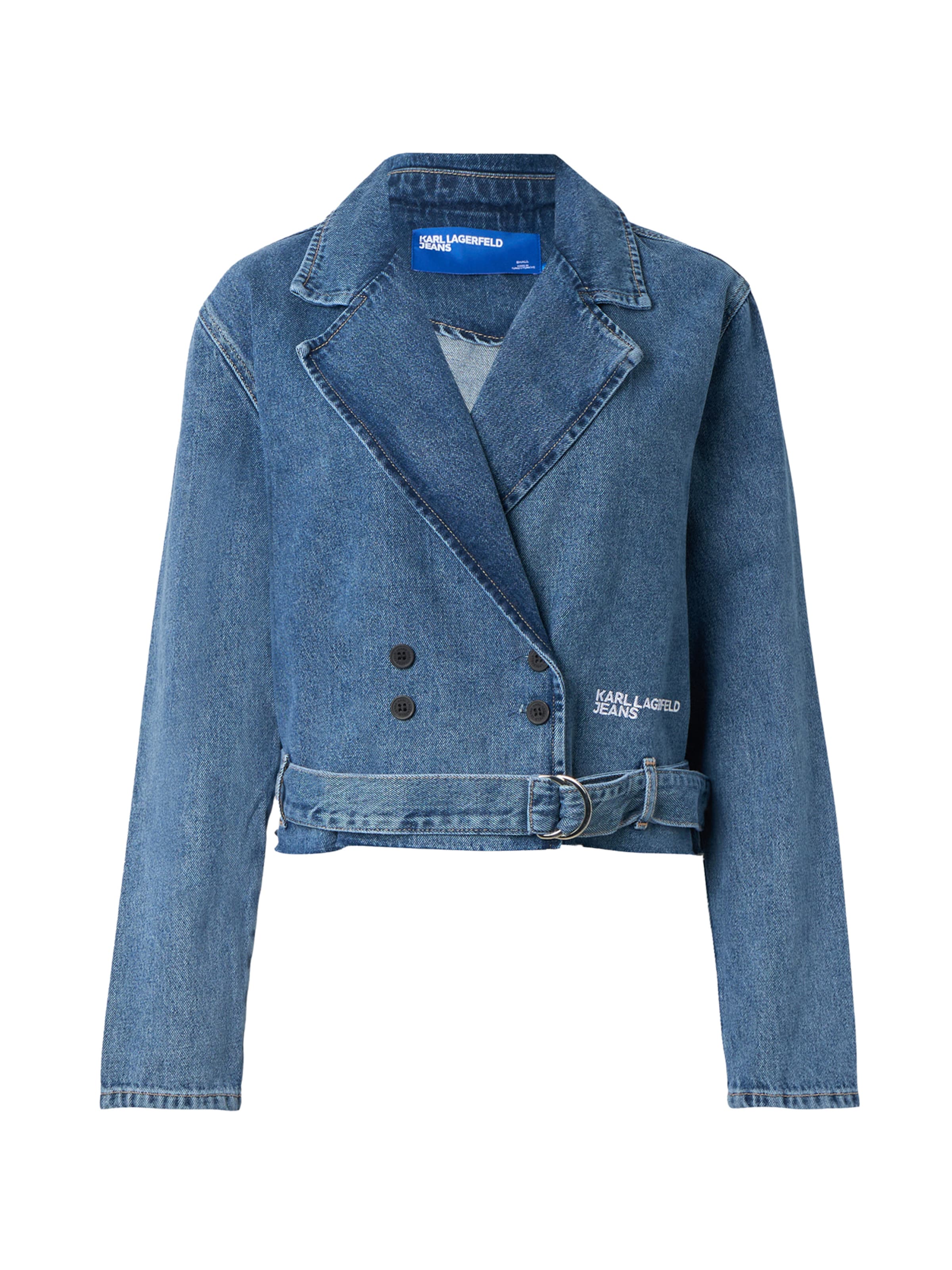 Giacca di mezza stagione di KARL LAGERFELD JEANS in blu: frontale