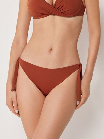 CALZEDONIA Bikini Bottoms 'Premium Fit' in Brown