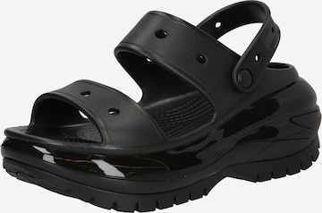 Crocs Sandalen 'Classic Mega Crush' in Zwart: voorkant