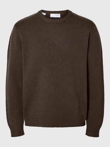 SELECTED - Jersey 'SLHCody' en marrón: frente