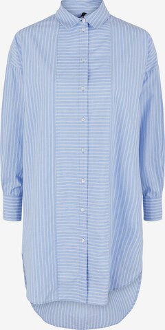 Camicia da donna 'Hallie' di PIECES in blu: frontale