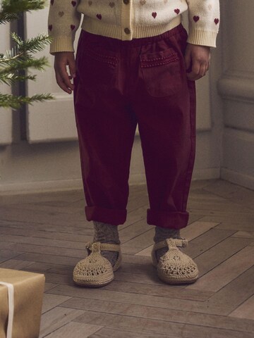 Regular Pantalon Lil'Atelier en rouge
