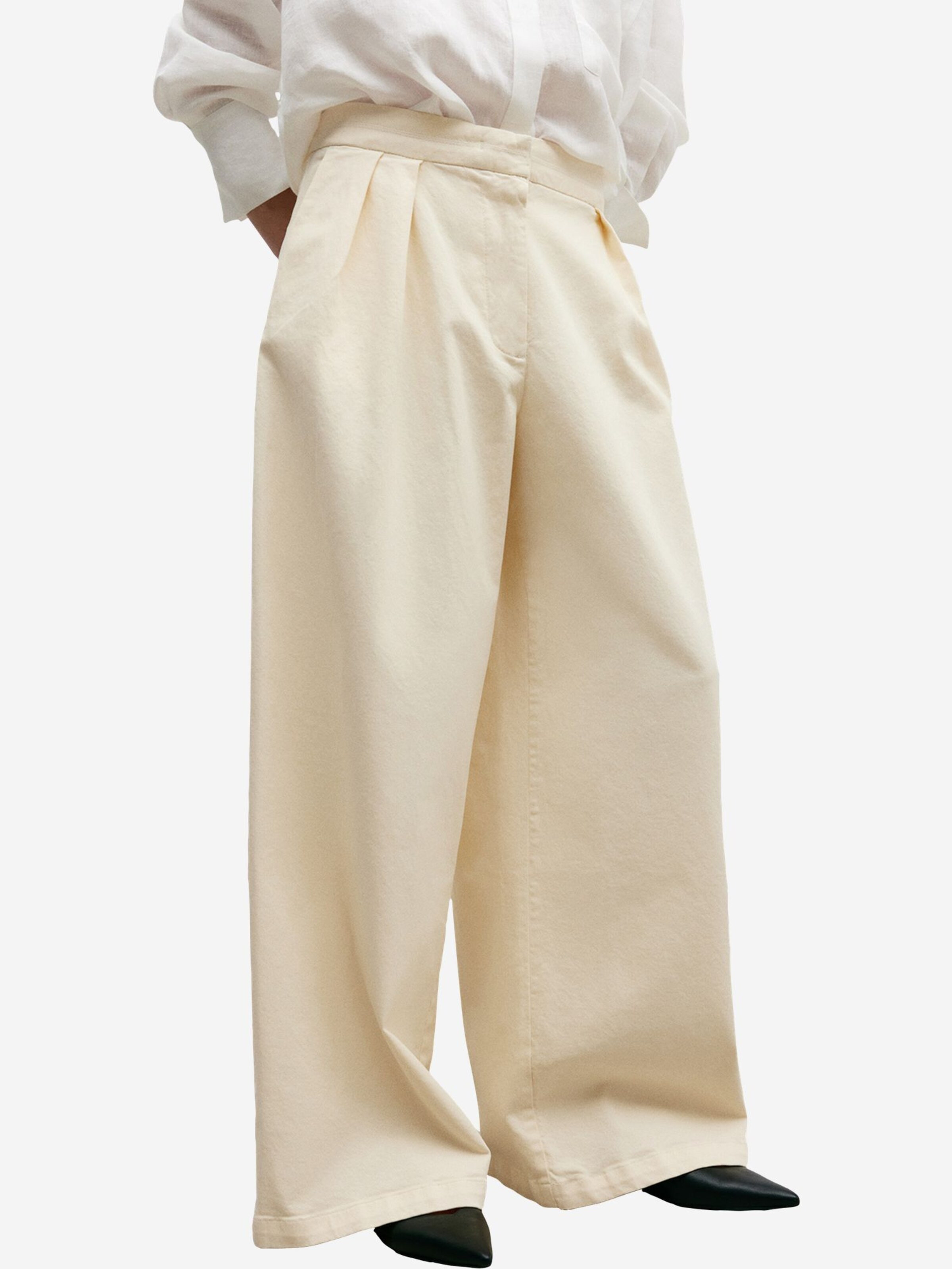 Pantalon blanco adolfo dominguez new arrivals