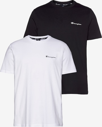 Champion Authentic Athletic Apparel T-Shirt in Schwarz: predná strana