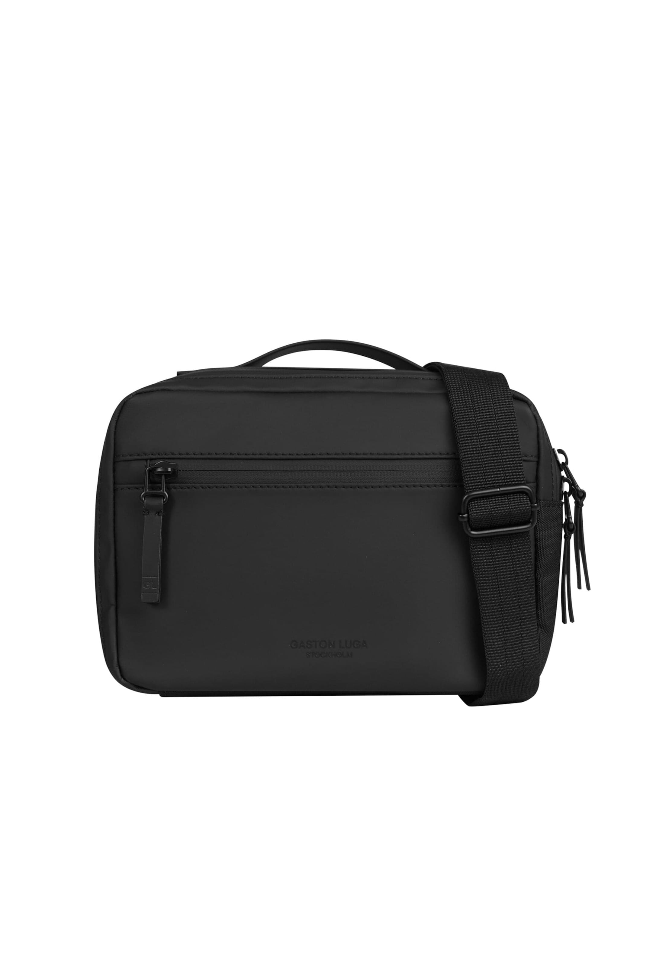 Gaston Luga Taška přes rameno 'Däsh' – černá: přední strana