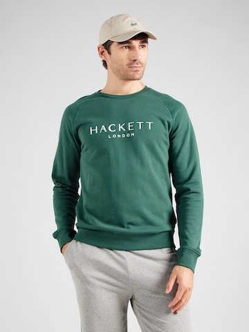 Hackett London Sweatshirt 'HERITAGE' in Grün: Vorderseite