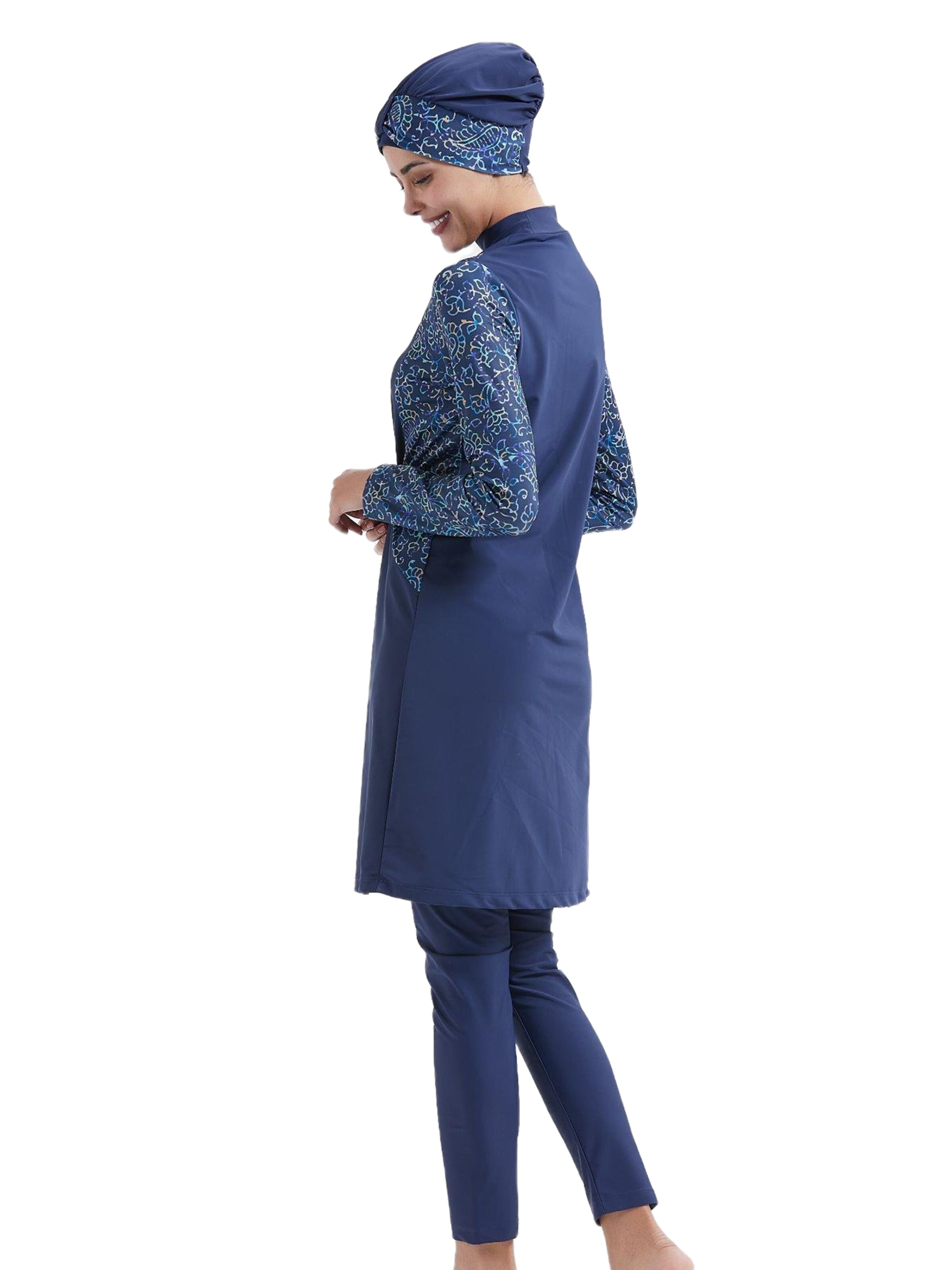 C&City Badpakjurk in Blauw