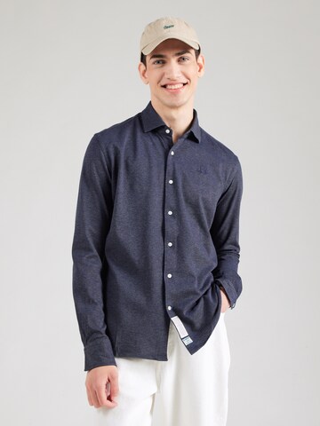 La Martina - Ajuste regular Camisa en azul: frente
