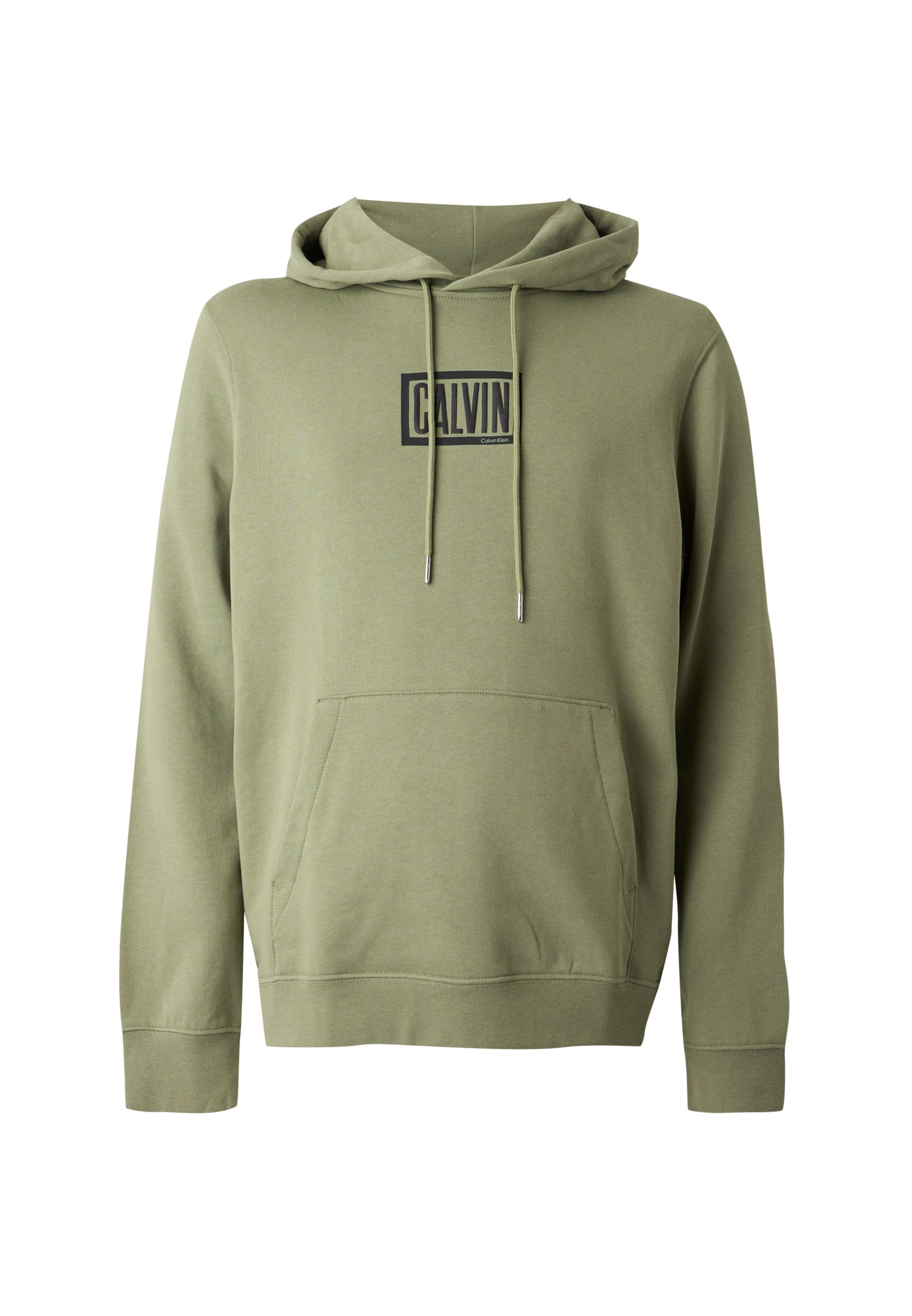 Calvin Klein Jeans Sweatshirt in Groen: voorkant