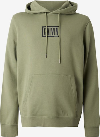 Calvin Klein Jeans Sweatshirt in Groen: voorkant