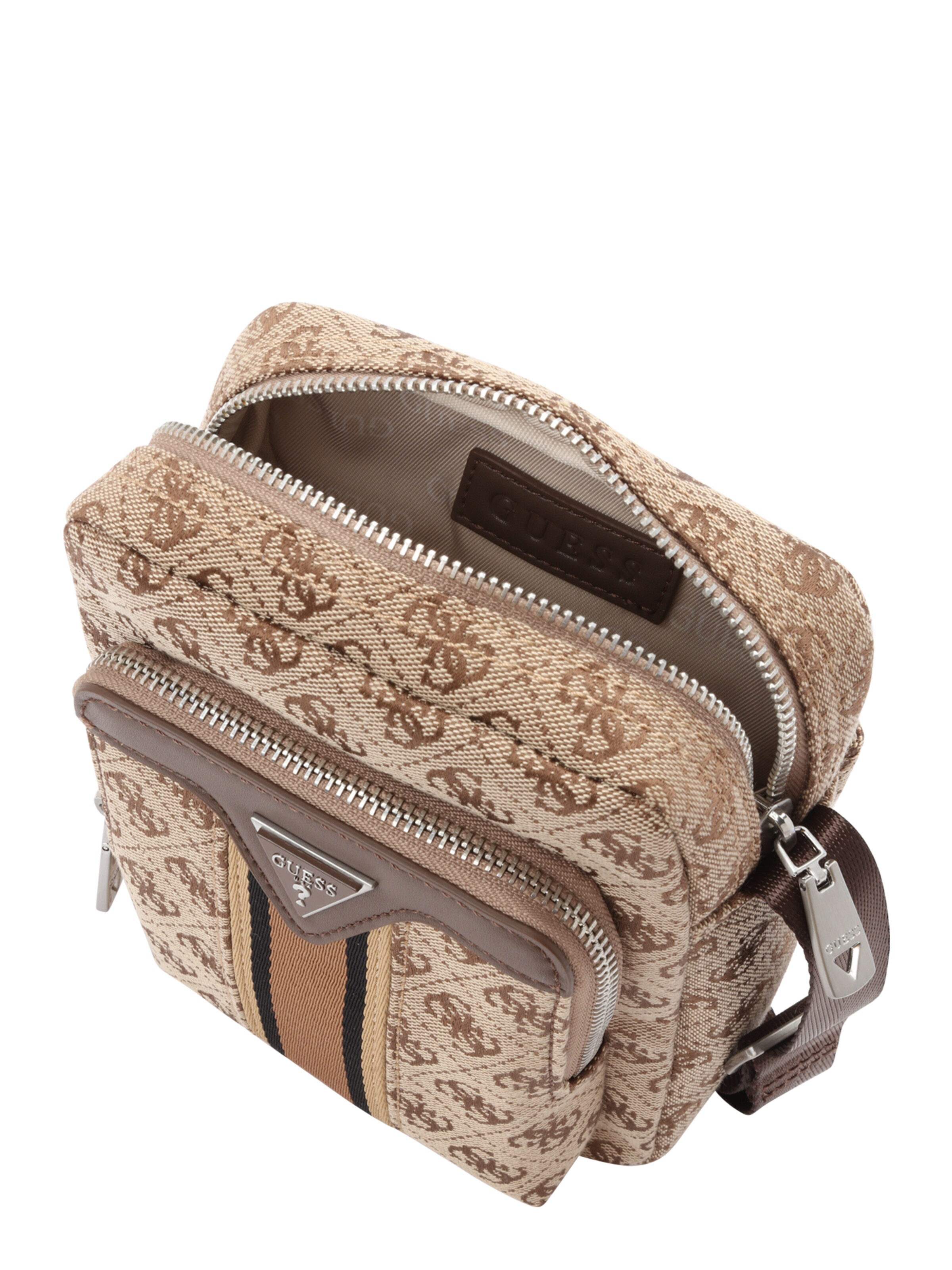 GUESS Válltáska 'Milano' - barna