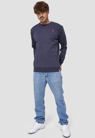 Mikon Crew Neck ' Herz ' in Blau