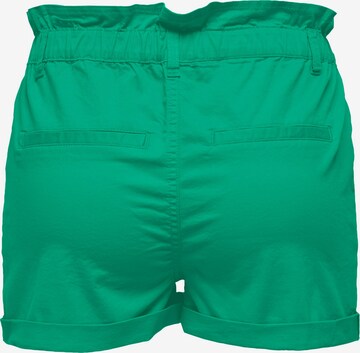 ONLY Regular Trousers 'CUBA-EVELYN' in Green