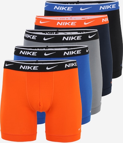 NIKE Underwear Bokserishortsit värissä sininen / laivastonsininen / tummanharmaa / tummanoranssi / musta, Tuotenäkymä