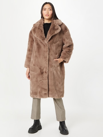 JAKKE Between-seasons coat 'KATIE' in Brown: front