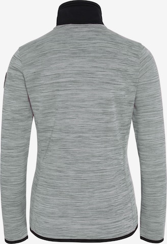 CHIEMSEE Fleece Jacket 'Trivor' in Grey