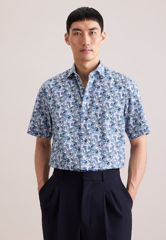 SEIDENSTICKER Regular fit Overhemd in Blauw: voorkant