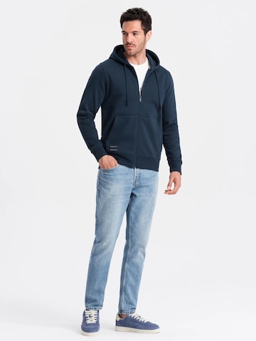 Ombre Sweat jacket 'OM-SSBZ-0160' in Blue