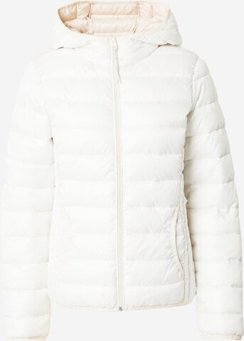 QS Between-Season Jacket in White: front