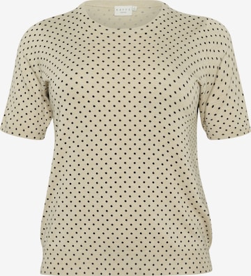 KAFFE CURVE Pullover 'lizzy' in Beige: Vorderseite