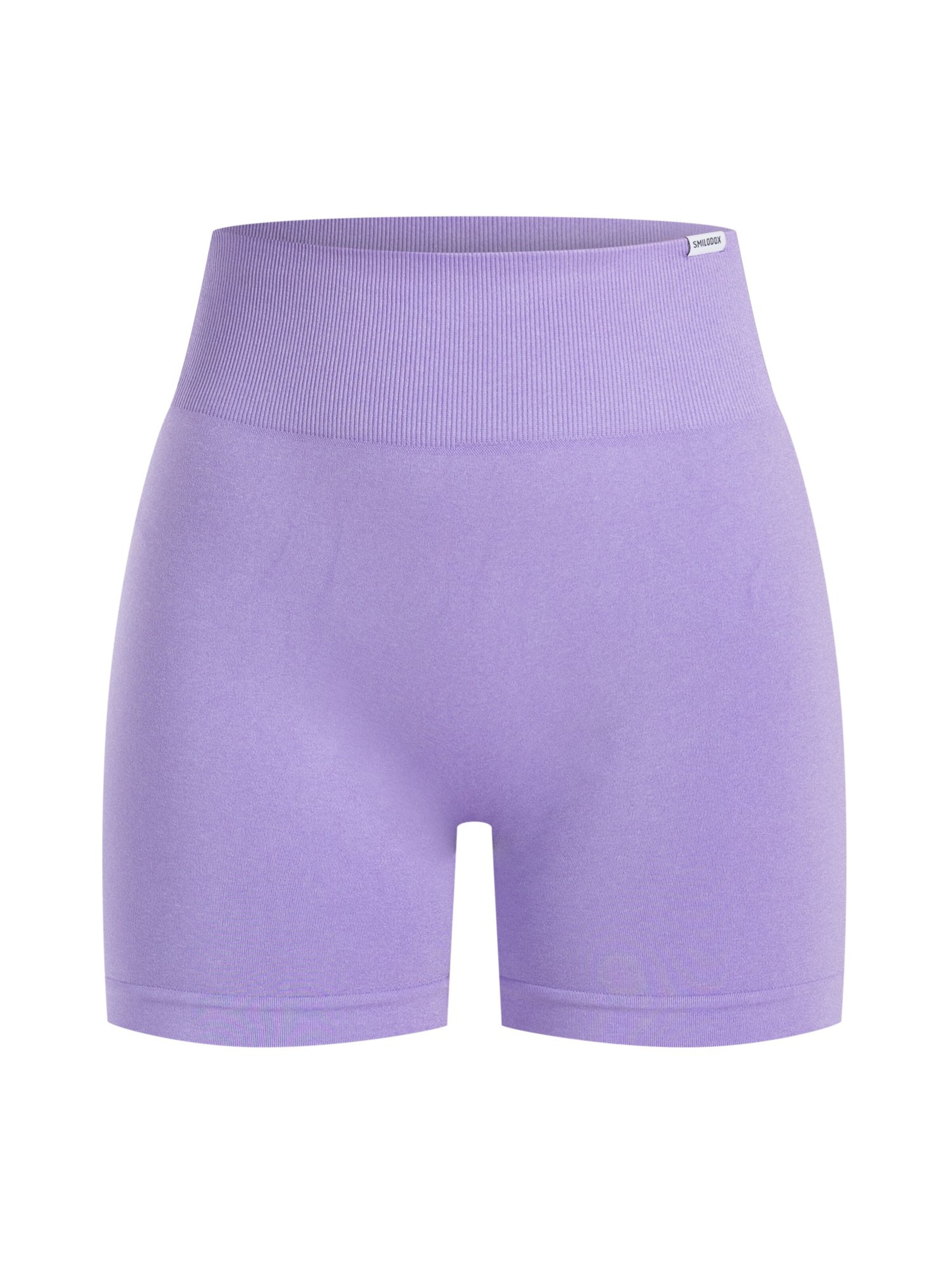 Coupe slim Pantalon de sport ' Phelia ' Smilodox en violet : devant