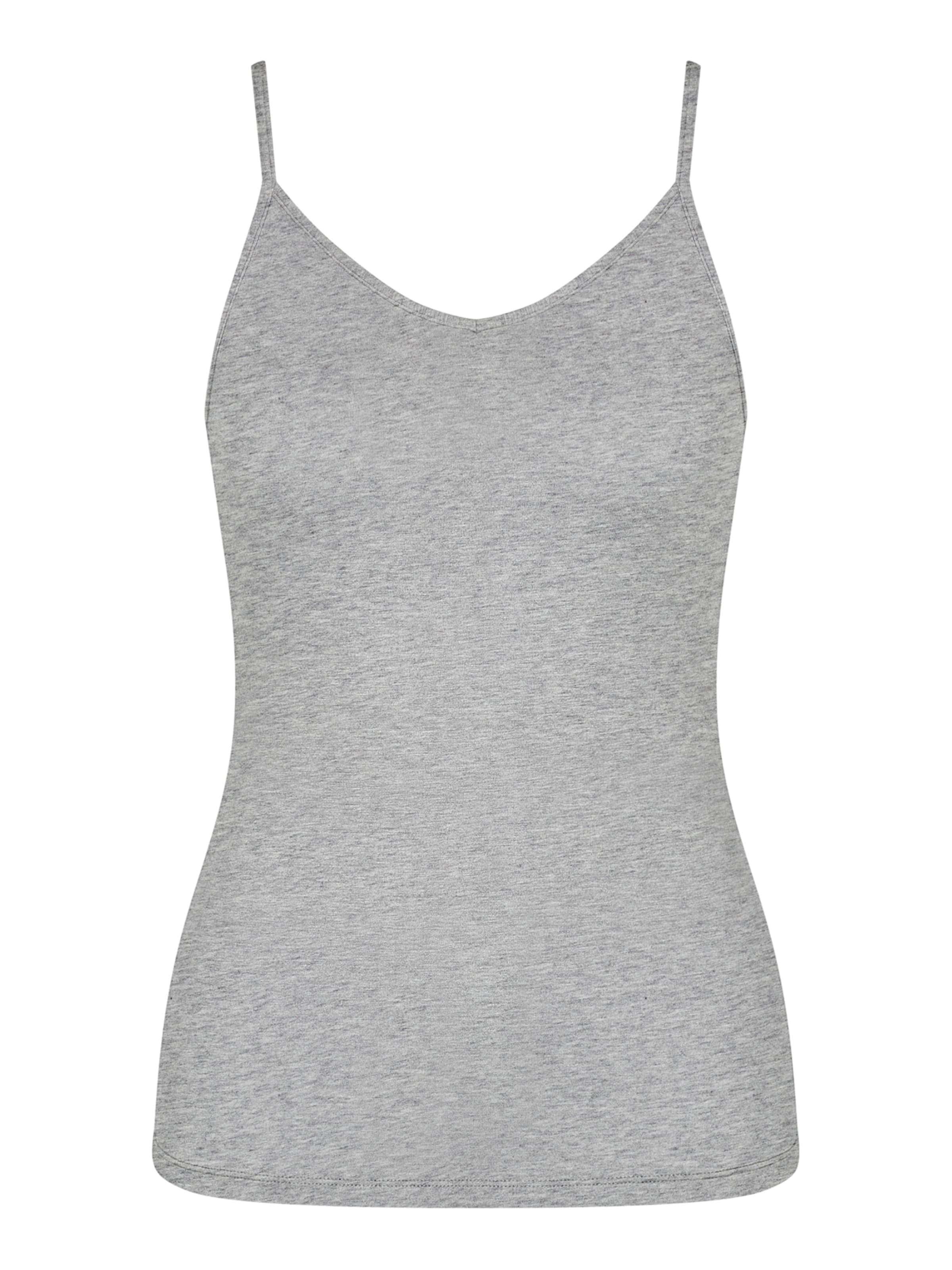 TRIUMPH Haut ' Beauty Layers ' en gris chiné, Vue avec produit