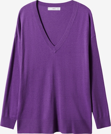 MANGO Pullover 'LOMBIA' i lilla: forside