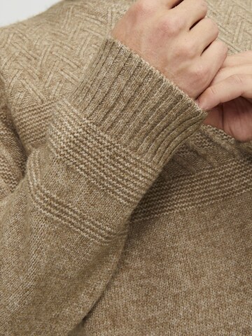 JACK & JONES Sweater 'Milo' in Beige