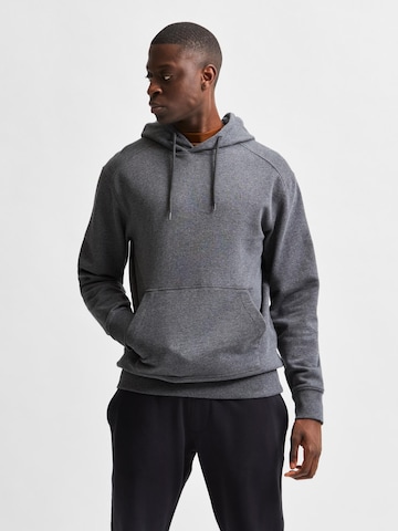 SELECTED HOMME Sweatshirt 'Jackson' i grå: framsida
