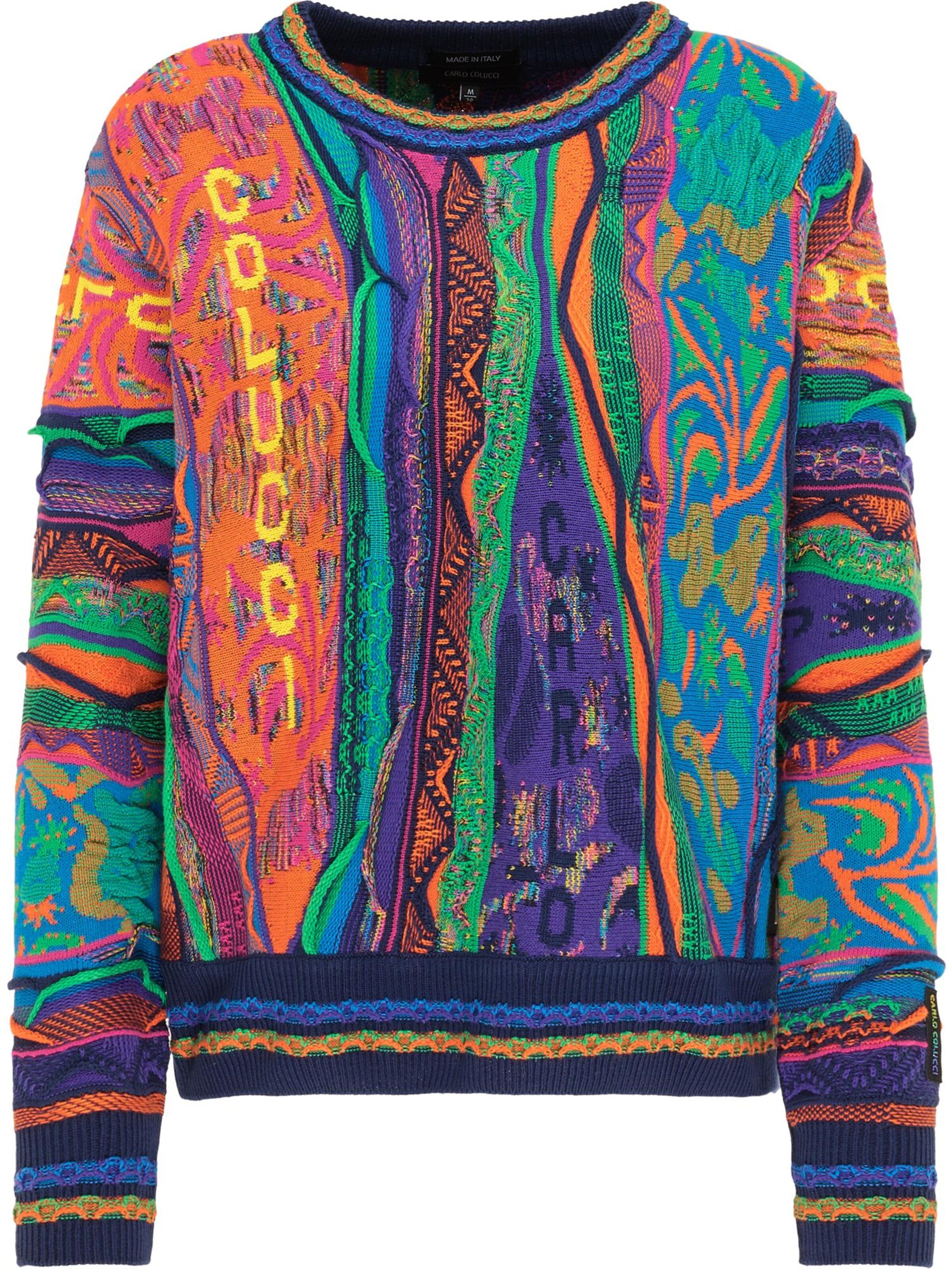 Carlo Colucci Pullover 'Clara' in Mischfarben: Vorderseite