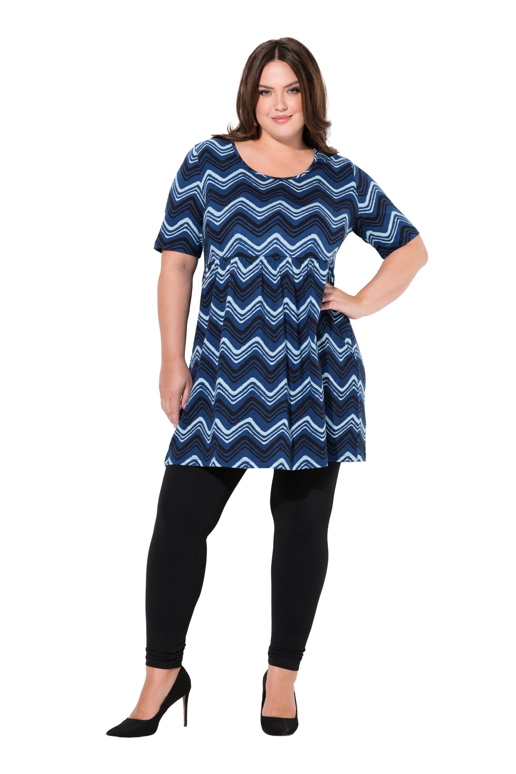 Ulla Popken Shirt in Zwart