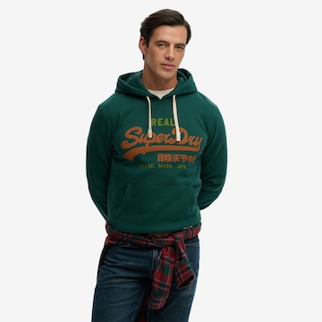 Superdry & Co Sweatshirt in Green: front