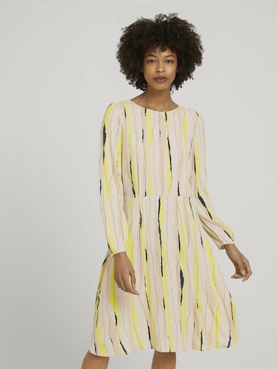 Rochie MINE TO FIVE pe bej / galben / negru, Vizualizare model