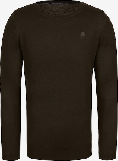 Karl Lagerfeld Pull-over en S en brun foncé, Vue avec produit