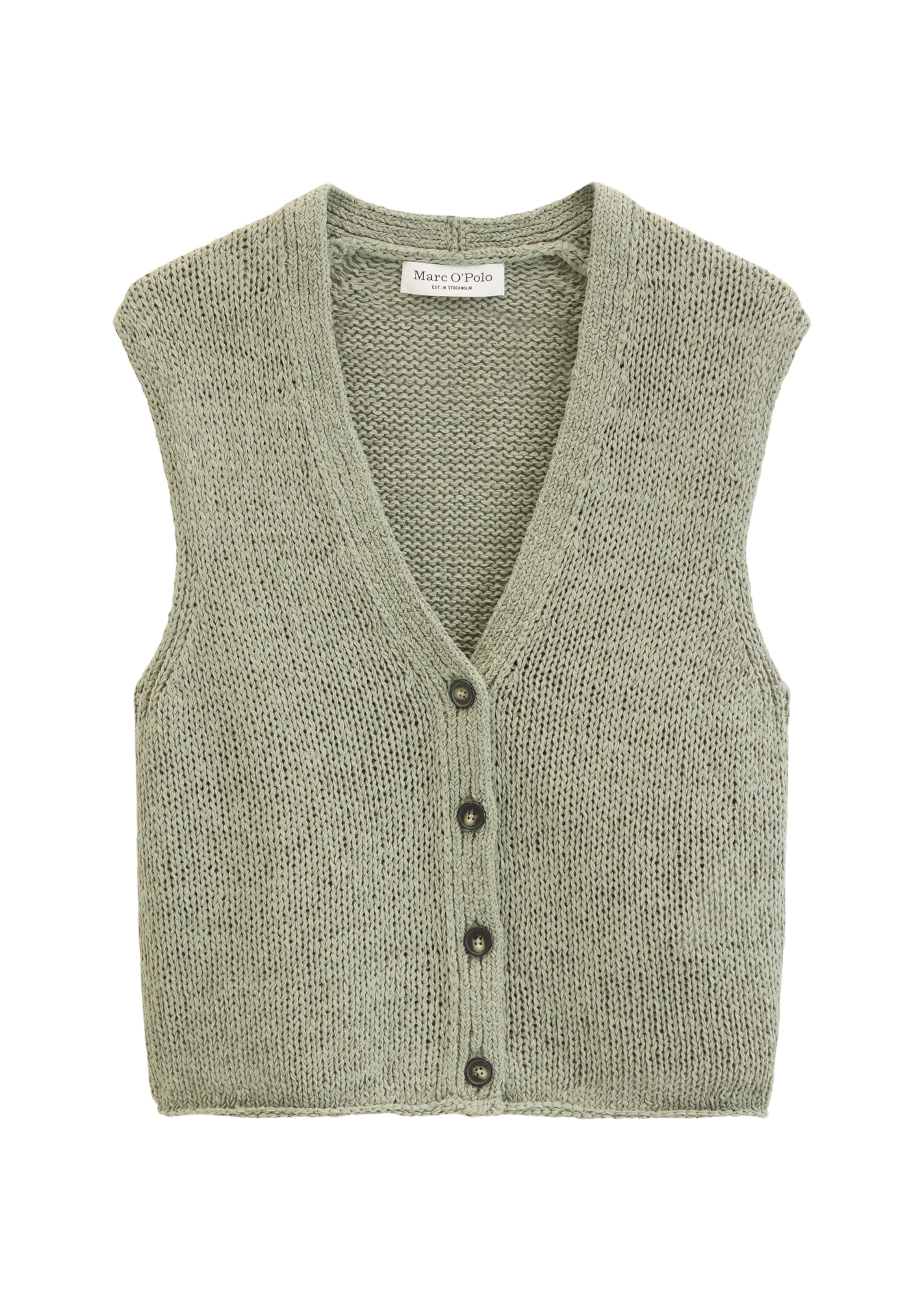 Cardigan Marc O'Polo en vert : devant