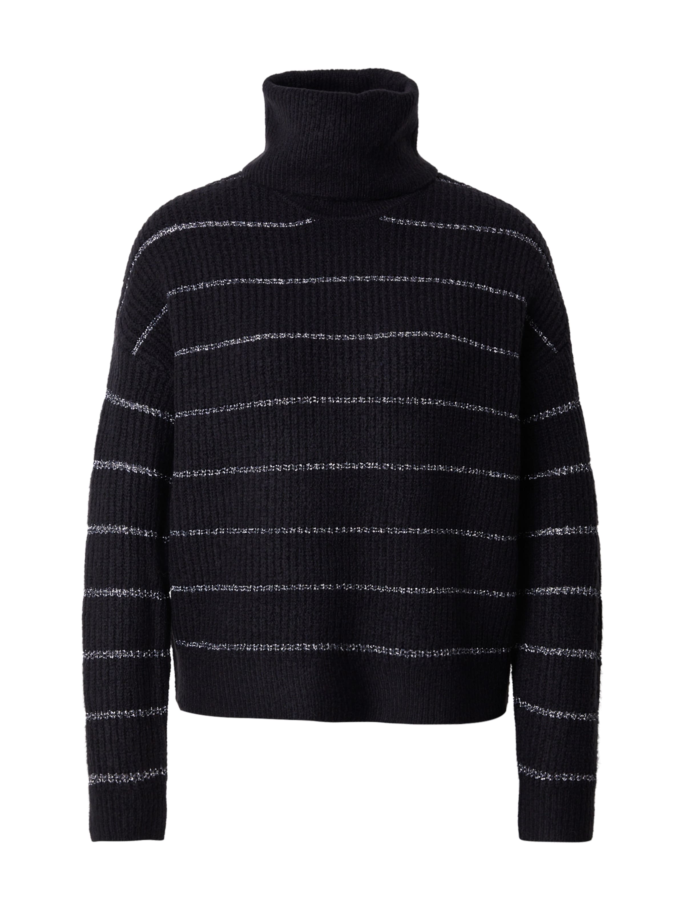 VILA Trui 'VIZAZA' in Zwart: voorkant