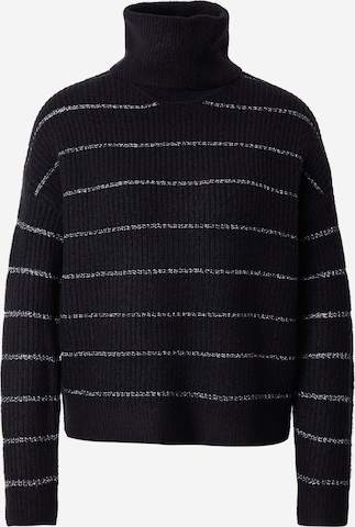 VILA Sveter 'VIZAZA' - Čierna: predná strana