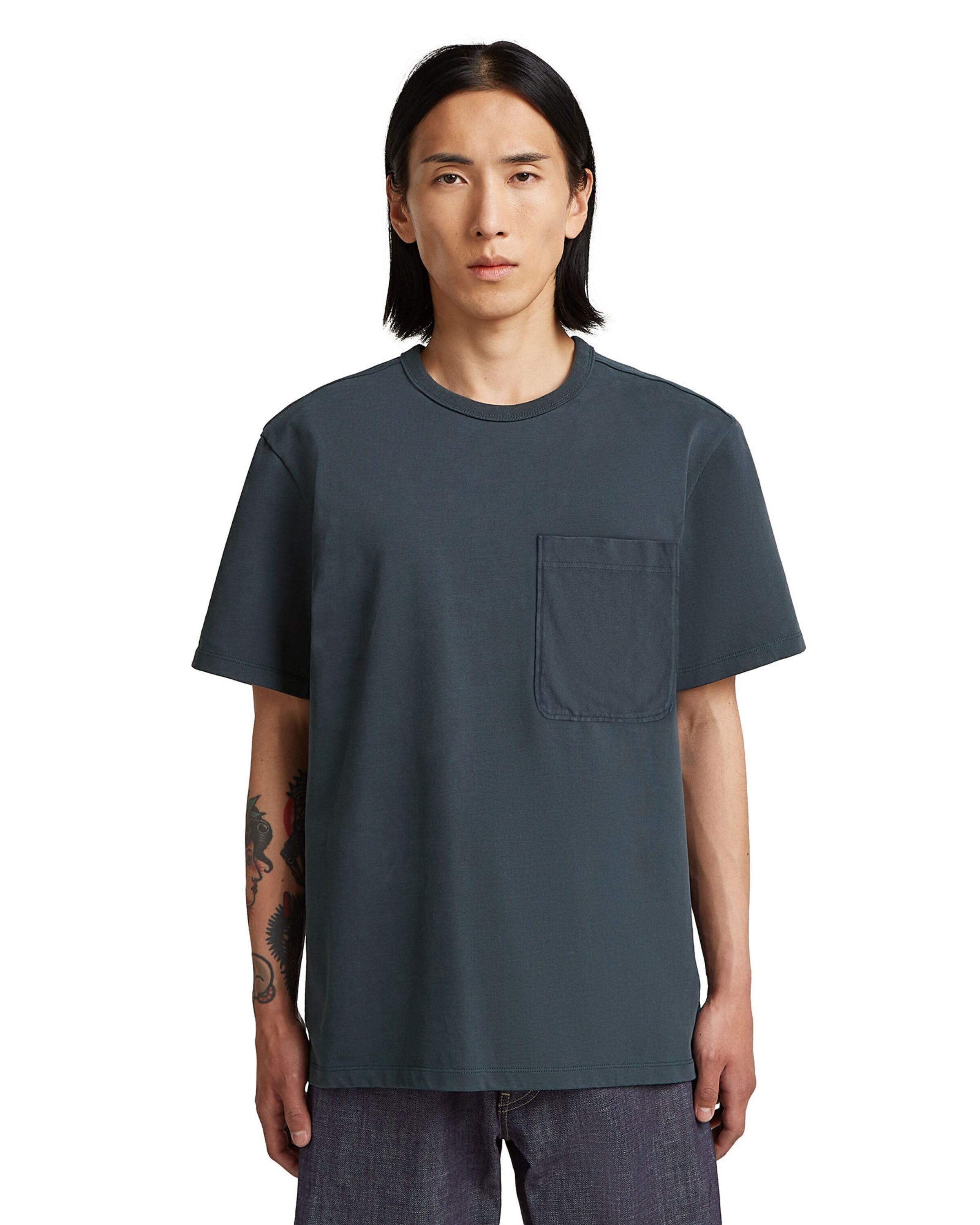 G-STAR Shirt 'MN Nuag' in Blue: front