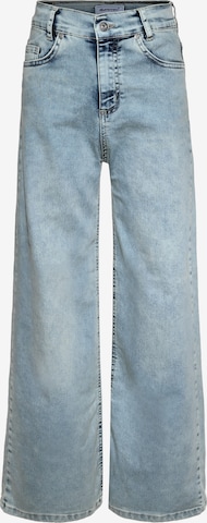 BLUE EFFECT - Perna larga Calças de ganga em azul: frente