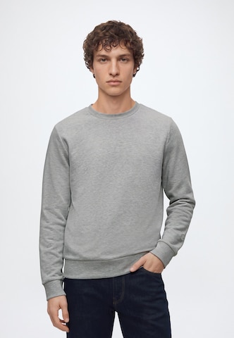 MOS MOSHSweater majica 'MMGAbel' - siva boja: prednji dio