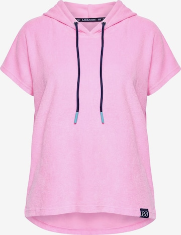 LAURASØN Sweatshirt in Pink: front