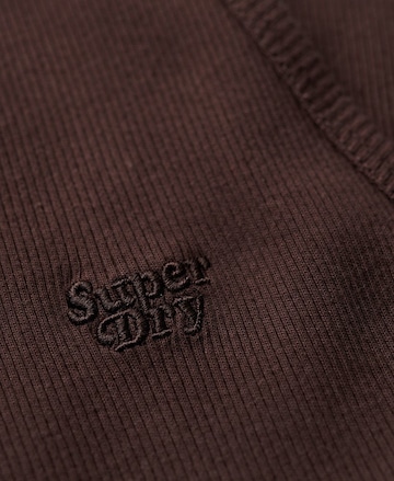 Haut Superdry en marron