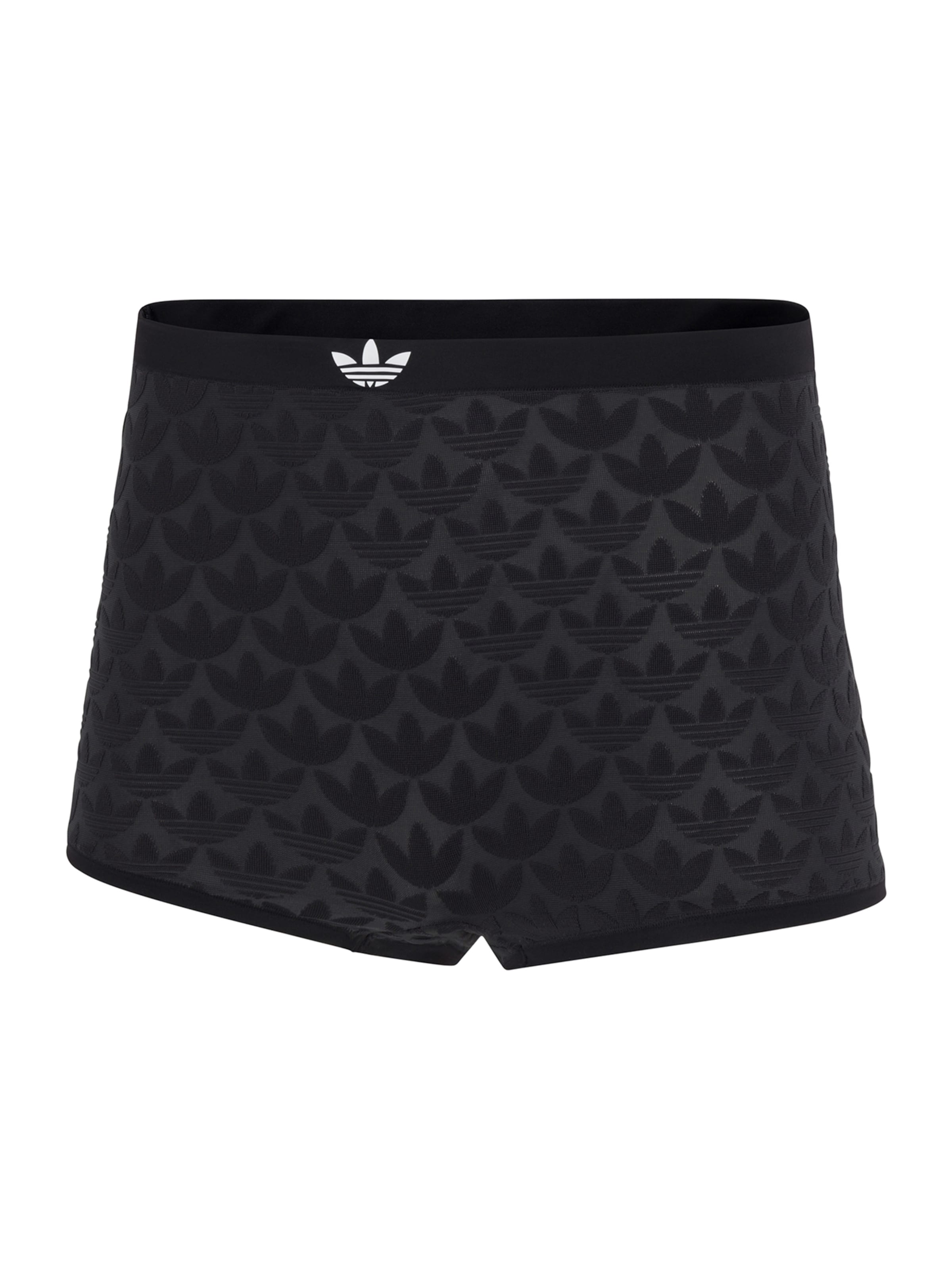 ADIDAS ORIGINALS Panty ' Microterrot Monogram ' in Black: front
