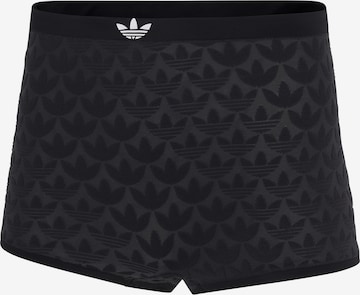 ADIDAS ORIGINALS Broekje ' Microterrot Monogram ' in Zwart: voorkant