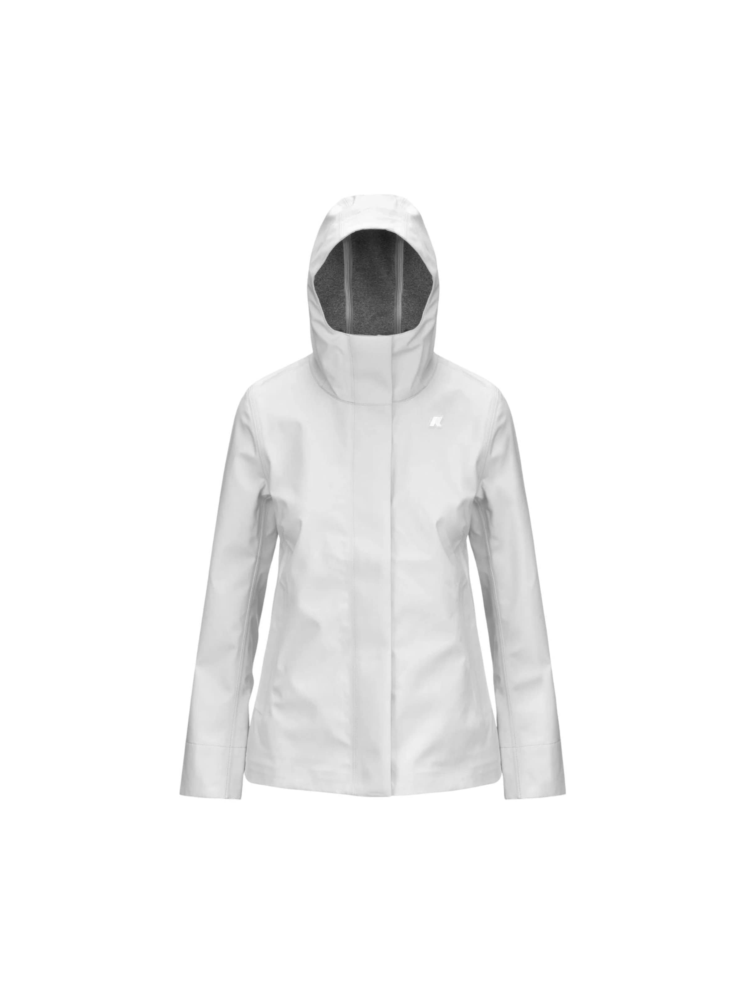 K-Way - Chaqueta de entretiempo 'K-WAY MADALINA BONDED JERSEY GIUBBINO' en blanco: frente